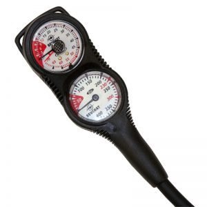BEUCHAT CONSOLE 2 ELEMENTS GAUGE - DEPTH GAUGE + PRESSURE GAUGE