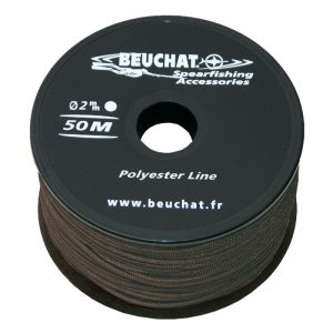 BEUCHAT ROLL 50 M POLYESTER 2 MM BLACK LINE