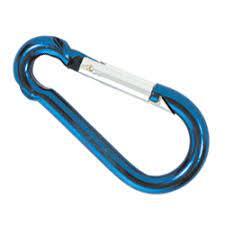 IST ALUMINIUM CARABINER WITH LOCK GATE