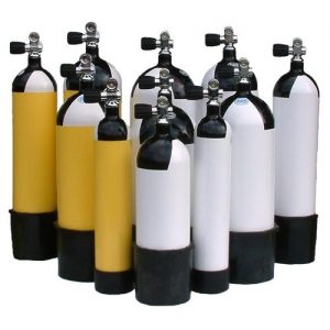 scuba cylinders