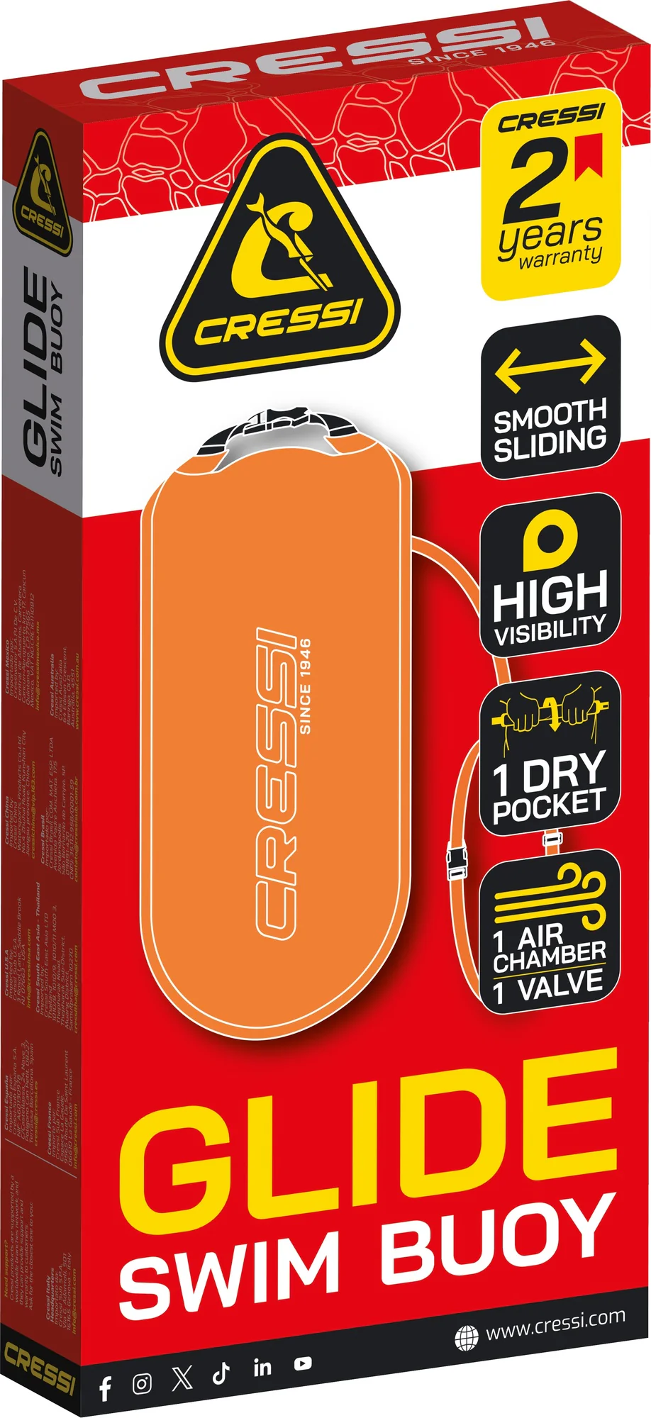 CRESSI GLIDE SWIM BUOY